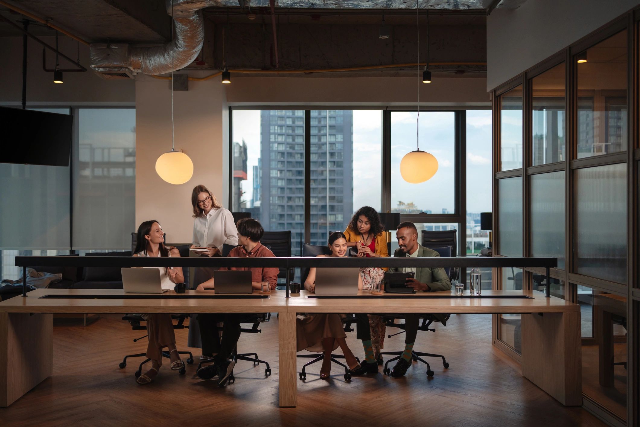 Zozco Insurance Services team collaborating in a professional office